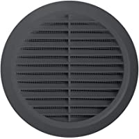 Los mejores  - FUSSY CHOICE LTD T30GR - Rejilla para pared o ventilación (diámetro 100 mm- con mosquitera)- color gris
